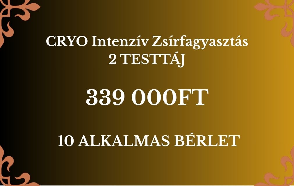 CRYO Intenzív Zsírfagyasztás - HATALMAS NYÁRI AKCIÓVAL!