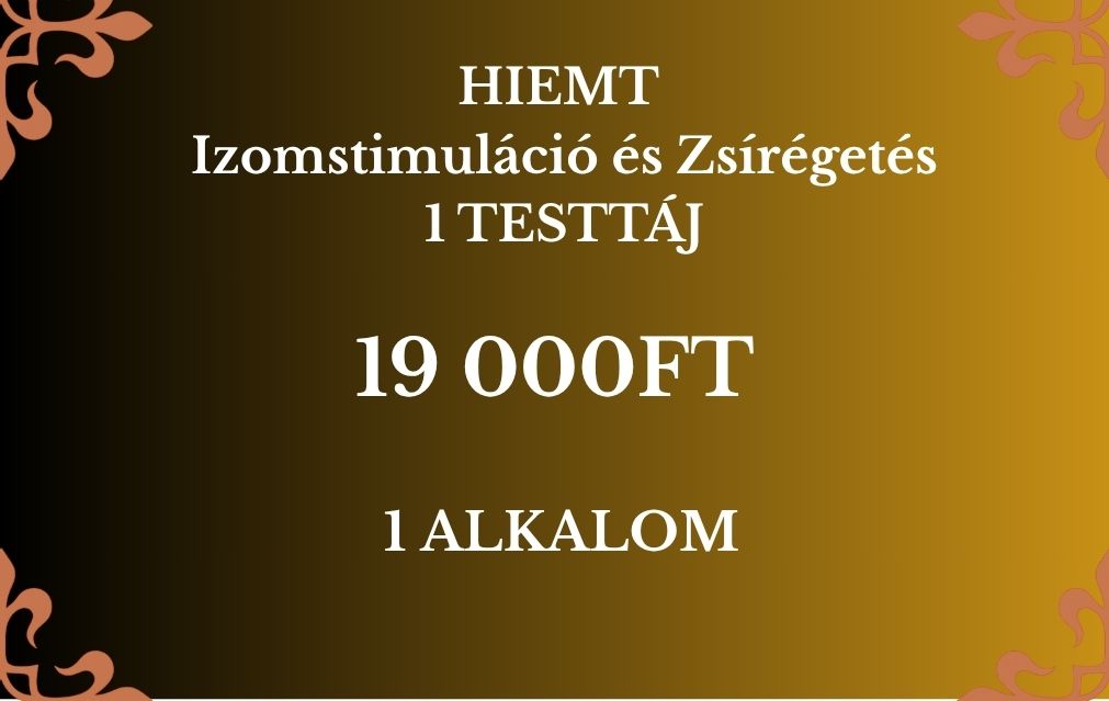 HIEMT Izomstimuláció és Zsírégetés - HATALMAS NYÁRI AKCIÓVAL!
