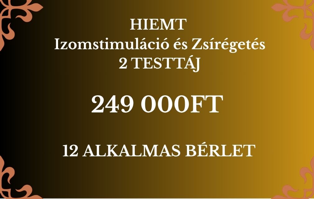 HIEMT Izomstimuláció és Zsírégetés - HATALMAS NYÁRI AKCIÓVAL!