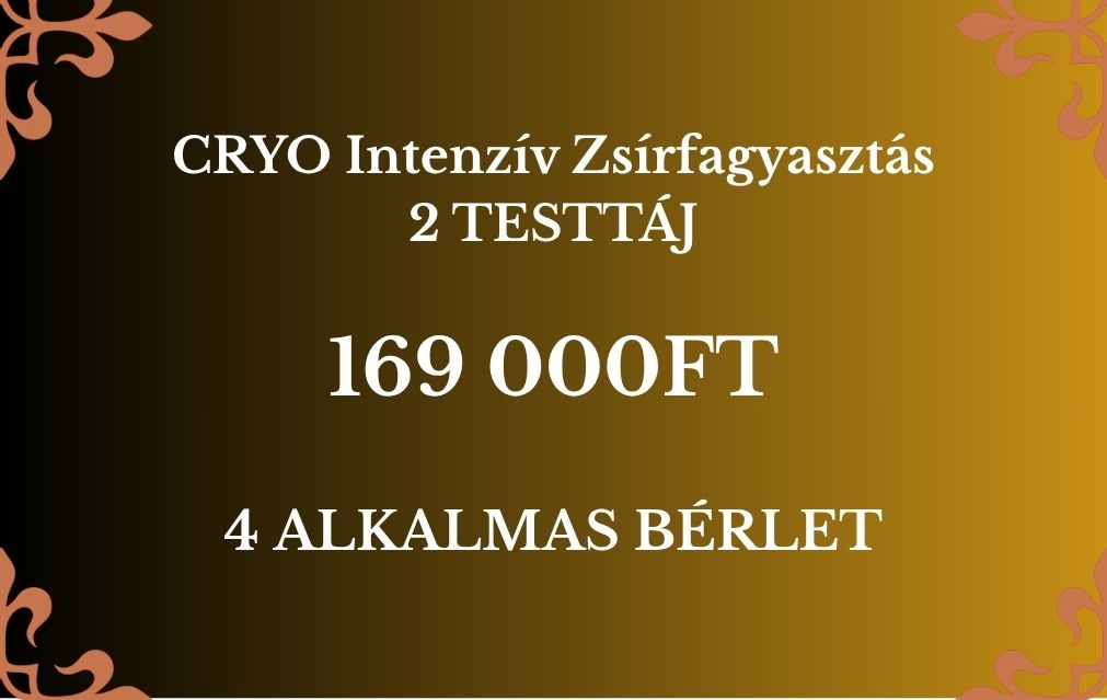 CRYO Intenzív Zsírfagyasztás - HATALMAS NYÁRI AKCIÓVAL!