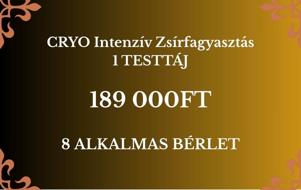 CRYO Intenzív Zsírfagyasztás - HATALMAS NYÁRI AKCIÓVAL!