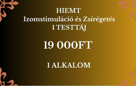 HIEMT Izomstimuláció és Zsírégetés - HATALMAS NYÁRI AKCIÓVAL!